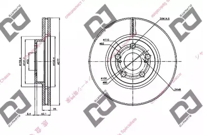 Тормозной диск DJ PARTS купить